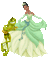 la princesse la grenouille - GIF animate gratis GIF animata