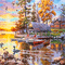 soave background animated autumn vintage lake - Ingyenes animált GIF animált GIF