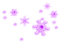 Snowflakes.Purple - PNG gratuit GIF animé