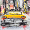 taxi bg city glitter animated gif  dolceluna - GIF animate gratis GIF animata