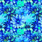 sm3 pattern  flower blue effect pixelated - png gratuito GIF animata