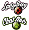 miraculous lady bug and chat noir text logo