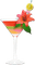 soave deo summer cocktail fruit flowers red green - zdarma png animovaný GIF