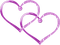 cœurs violets Danna1 - png gratuito GIF animata
