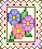 floral stamp - GIF animado gratis GIF animado