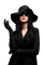 woman in hat bp - 免费PNG 动画 GIF