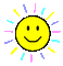 happy sun - GIF animé gratuit