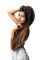 Woman Brown White - Bogusia - gratis png animeret GIF