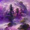 Purple Mountain Forest - gratis png animerad GIF