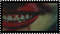 Creepy smile, bloody mouth stamp - Gratis geanimeerde GIF