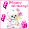 Happy birthday - GIF animé gratuit