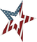 Patriotic.4th OfJuly.Scrap.Red.White.Blue - png gratis GIF animasi