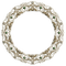 kikkapink circle art deco frame gold vintage - Free PNG Animated GIF