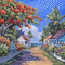 fondo tropical paisaje gif dubravka4 - Bezmaksas animēts GIF animēts GIF