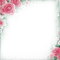 soave frame vintage flowers rose pink green - gratis png animerad GIF