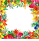 loly33 frame fleur exotique - PNG gratuit GIF animé