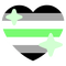 Agender heart emoji - δωρεάν png κινούμενο GIF