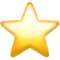 apple star emoji - zdarma png animovaný GIF