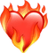 heart on fire emoji - δωρεάν png κινούμενο GIF