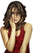 Woman Red Brown  - Bogusia - Free PNG Animated GIF
