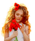 Poppies  Girl - gratis png geanimeerde GIF