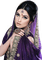 femme violette - gratis png geanimeerde GIF