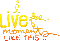 soave text animated live moments animated yellow - 無料のアニメーション GIF アニメーションGIF