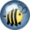 Kaz_Creations Deco Circle Bee - png gratuito GIF animata
