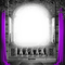 soave frame gothic vintage  black white purple - безплатен png анимиран GIF
