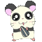 hamtaro panda - GIF animasi gratis