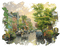 vintage street background Bb2 - 免费PNG 动画 GIF
