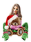 christmas woman by nataliplus - zdarma png animovaný GIF