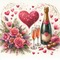Background Heart Champagne - Bogusia - PNG gratuit GIF animé