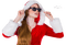 Новогодняя девушка - безплатен png анимиран GIF