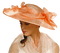 woman in hat bp - ingyenes png animált GIF