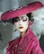 image encre couleur femme visage chapeau mode charme edited by me - 免费PNG 动画 GIF