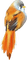 Orange Bird - png gratuito GIF animata