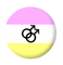 Twink Pride pin badge - PNG gratuit GIF animé