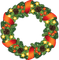 Christmas wreath. Christmas decoration. Leila - ücretsiz png animasyonlu GIF