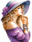 Mujer con sonbrero - gratis png geanimeerde GIF