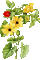 Kaz_Creations Flowers Animated Ladybug