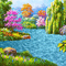 Background garden - Ilmainen animoitu GIF animoitu GIF