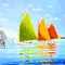 soave background animated summer sea boat - Gratis geanimeerde GIF geanimeerde GIF