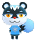 Animal Crossing - Tasha - Бесплатный анимированный гифка анимированный гифка