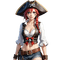 anime girl pirate 💖 - GIF animé gratuit