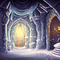 kikkapink animated background winter castle