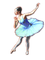 Rena blue Ballerina Ballett Dancer Woman - Free PNG Animated GIF