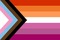 Progress lesbian pride flag - png gratis GIF animasi