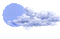 astre et nuage - Бесплатный анимированный гифка анимированный гифка