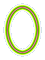 frame cadre rahmen  tube circle green neon - GIF animé gratuit GIF animé